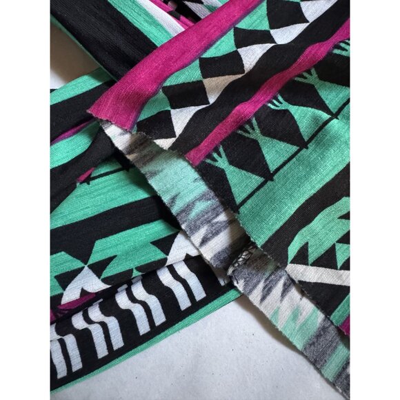 Giddy Up Glamour Womens Geometric Print Pants L USA Polyester/Spandex - Picture 8 of 16